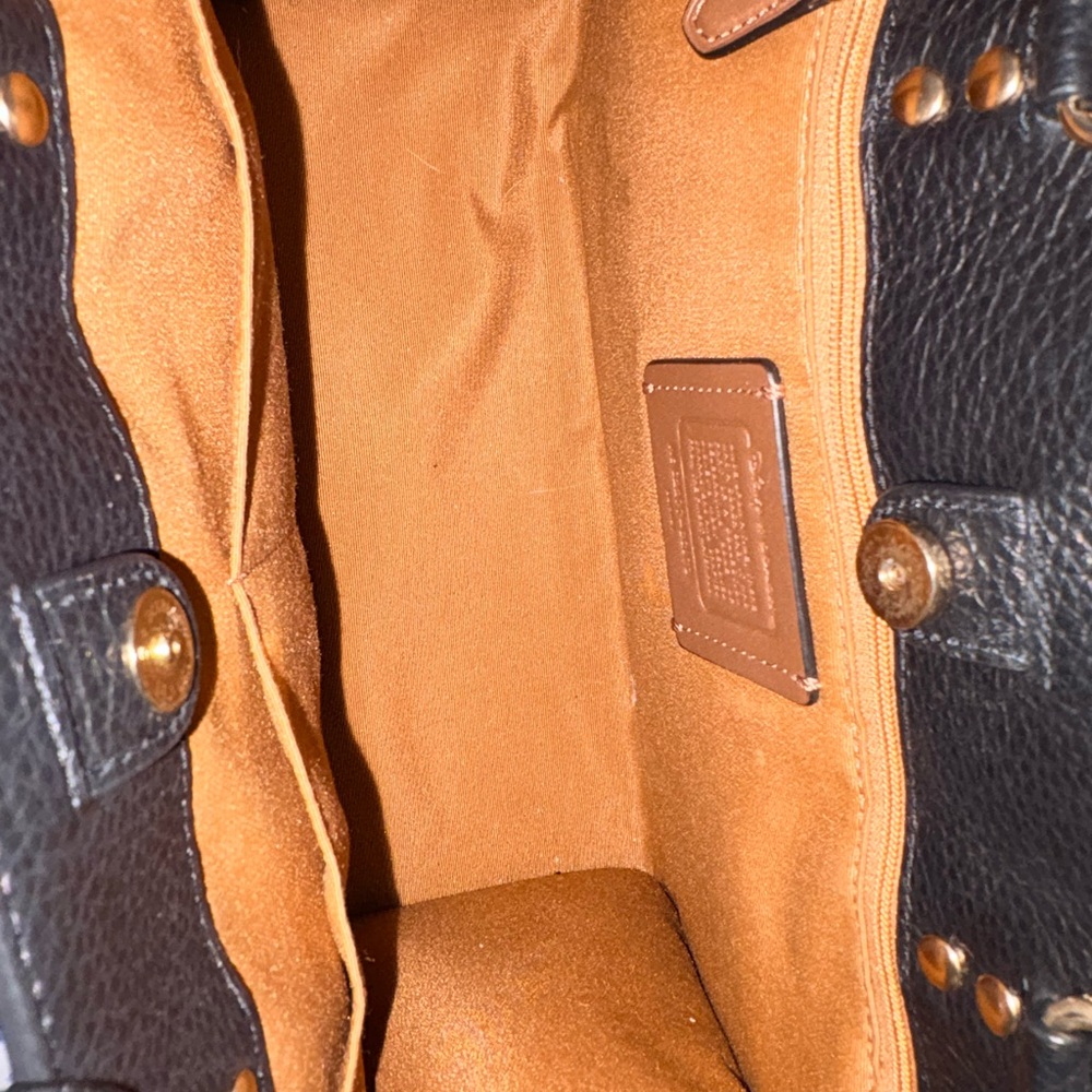 Coach x Disney Signature Canvas and Black Leather Tote - Bad Girls Club Patch - Picture 9 of 10